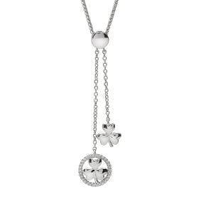 Double Shamrock Pendant