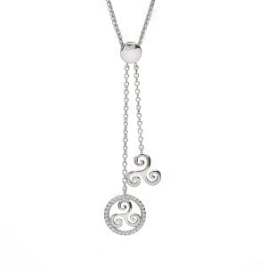 Silver Celtic Triskele Pendant