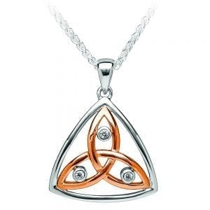 Stone Set Trinity Pendant