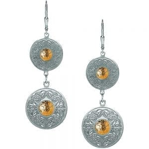 Celtic Warrior Drop Earrings