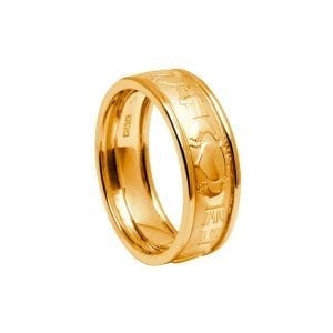 Ladies Court Shaped Claddagh-Ring