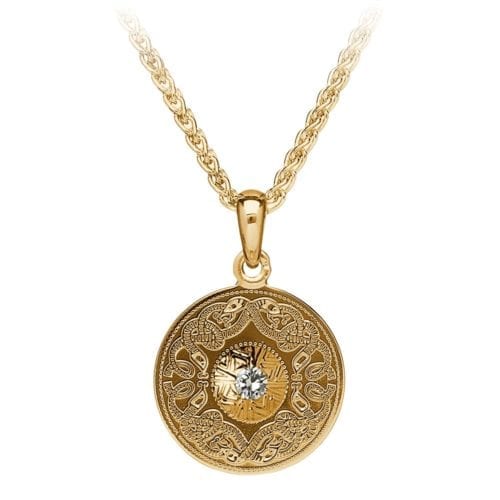 Diamond Celtic Warrior Pendant